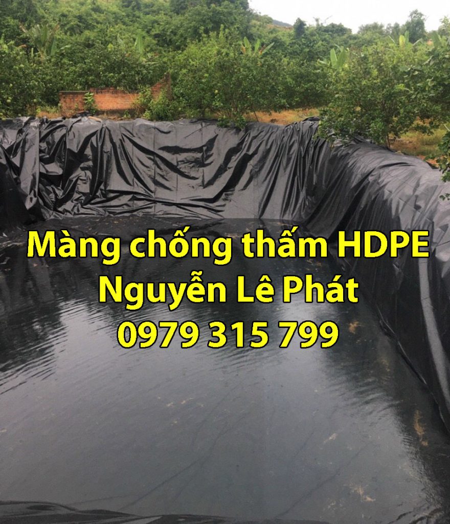 thi công hàn bạt nhựa chứa nước HDPE nhân công trải màng HDPE