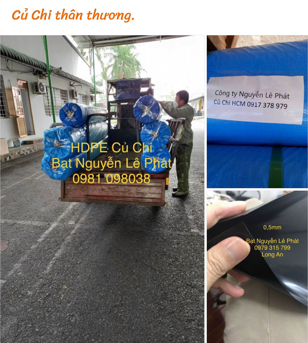Bạt nhựa công ty Nguyễn Lê Phát