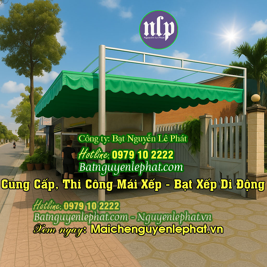 Lắp Đặt Mái Hiên Che Mái Xếp Kéo Tại Tây Ninh