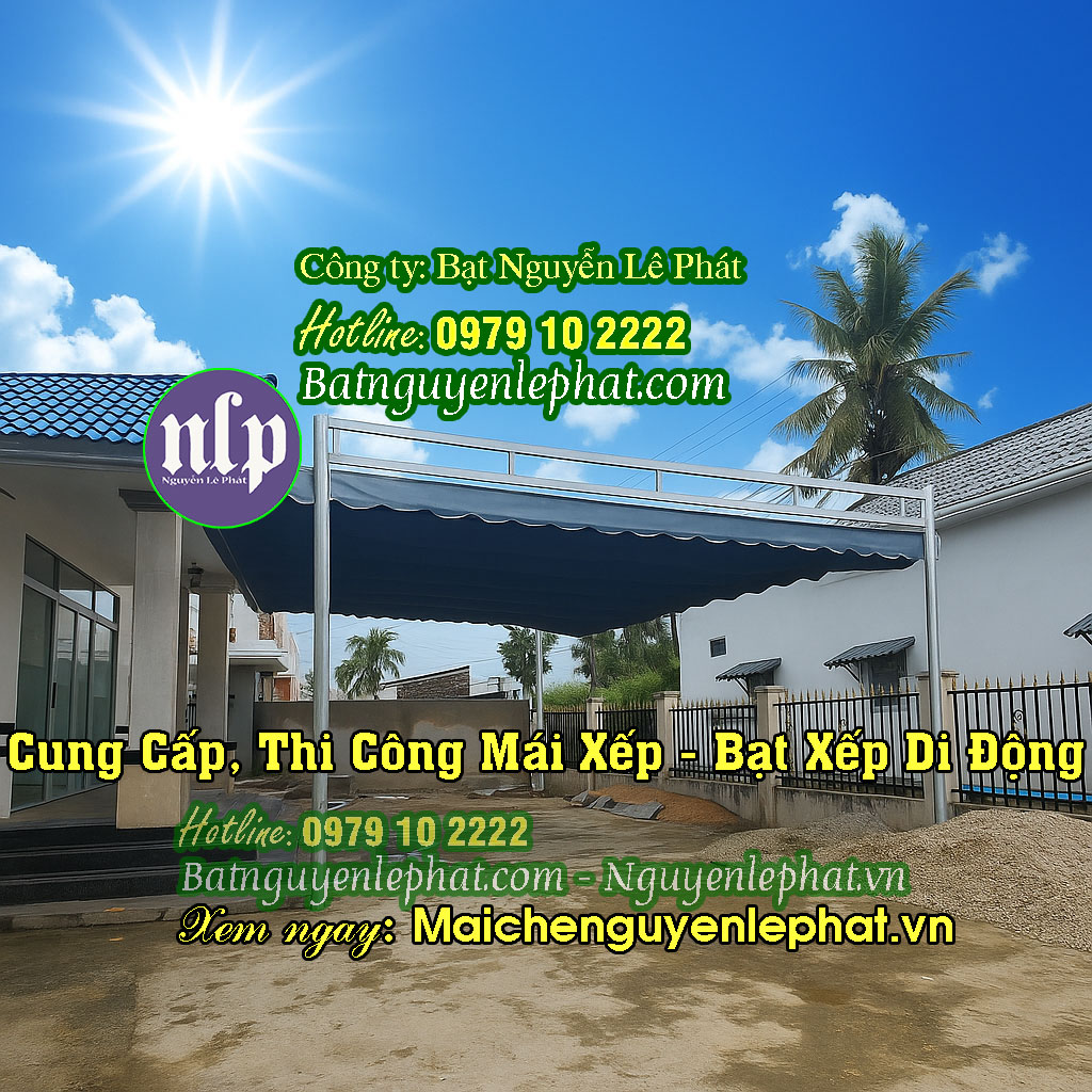 Thi công mái bạt che nắng tại Bình Dương Thi công mái bạt che nắng tại Bình Dương
