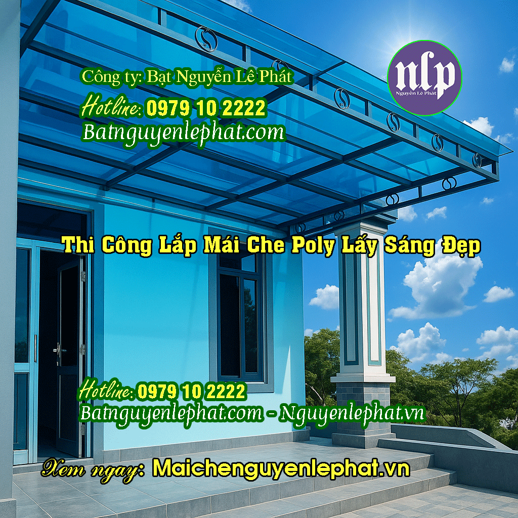 Mái Che Nhựa Poly Lấy Sáng Quận 7 Nhà Bè Mái Che Nhựa Poly Lấy Sáng Quận 7 Nhà Bè