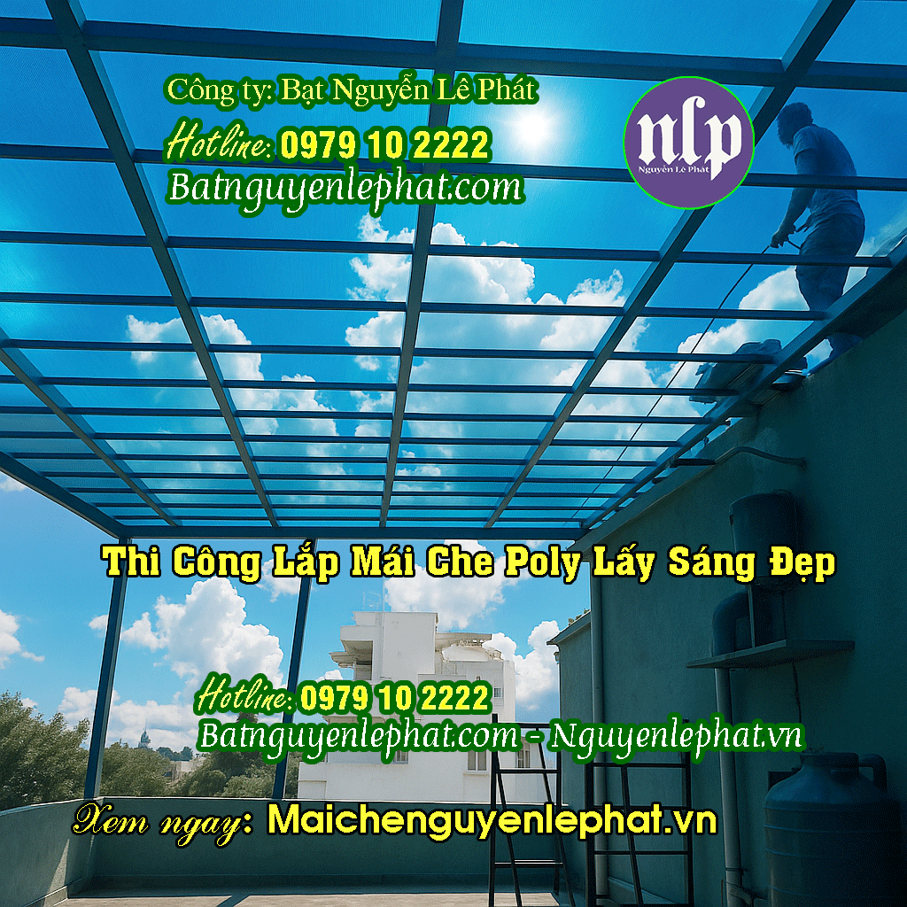 Mái Che Nhựa Poly Lấy Sáng Quận 7 Nhà Bè Mái Che Nhựa Poly Lấy Sáng Quận 7 Nhà Bè