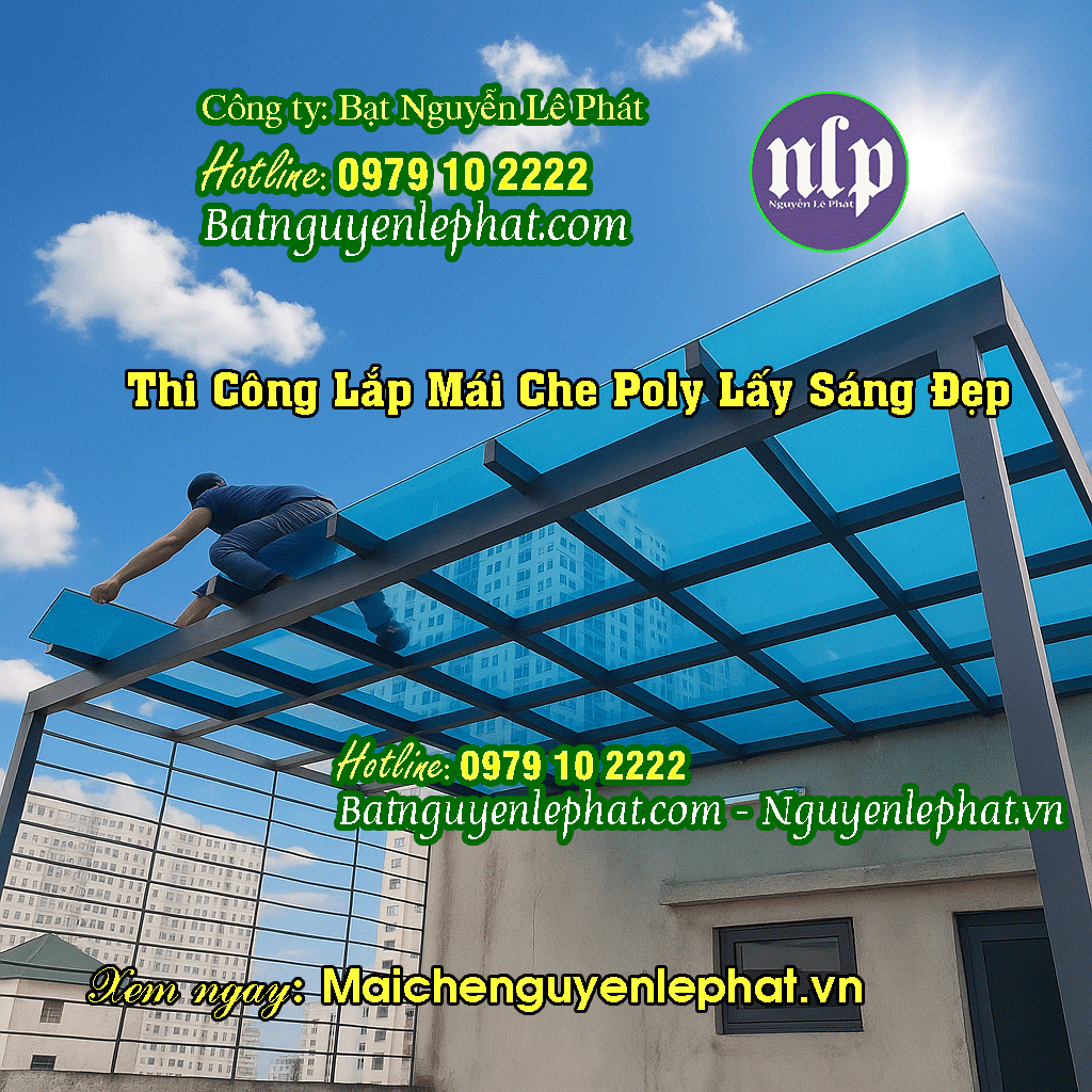 Mái Che Nhựa Poly Lấy Sáng Quận 7 Nhà Bè Mái Che Nhựa Poly Lấy Sáng Quận 7 Nhà Bè