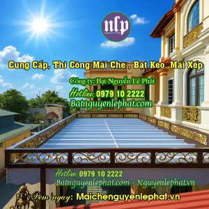 Thi công bạt kéo Hóc Môn