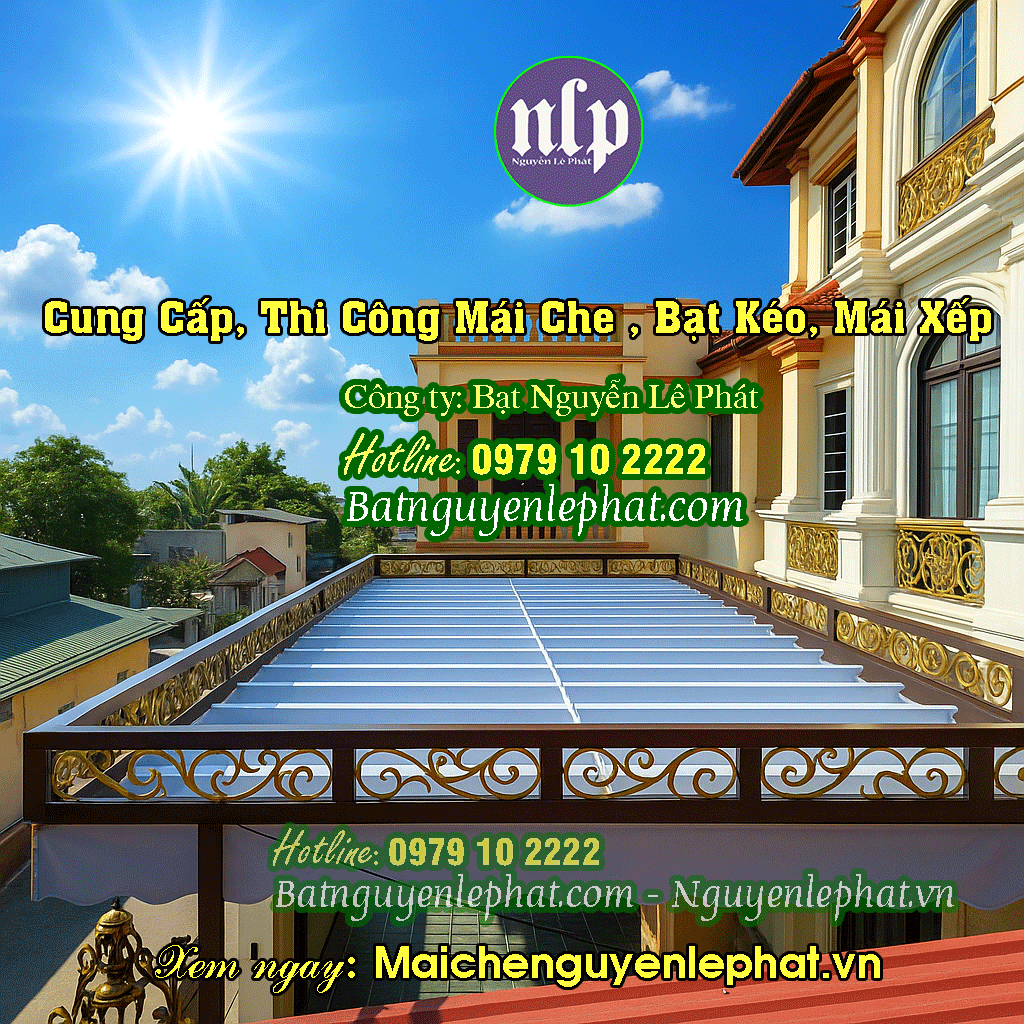 Thi công bạt kéo Hóc Môn