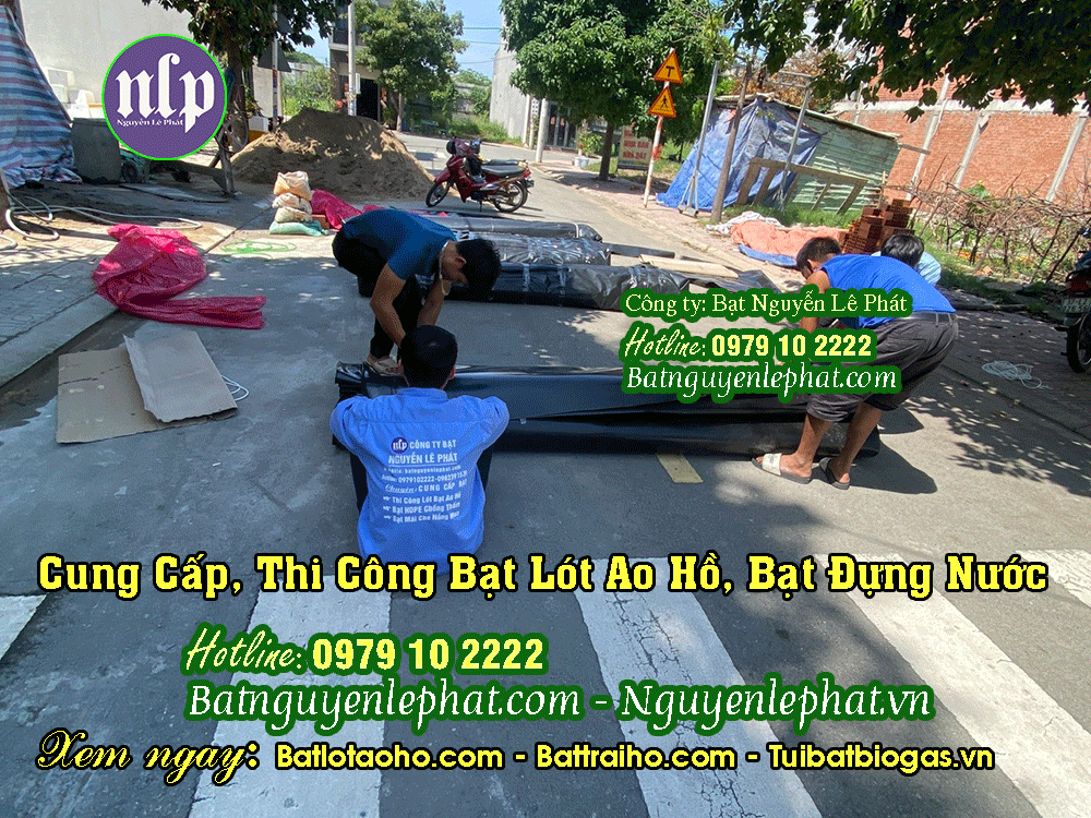 bạt HDPE lót ao hồ tại Trảng Bom