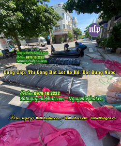 Thi Công Bạt Lót Hồ Tỉnh Gia Lai - BẠT LÓT HỒ giao tận nơi tại Gia Lai